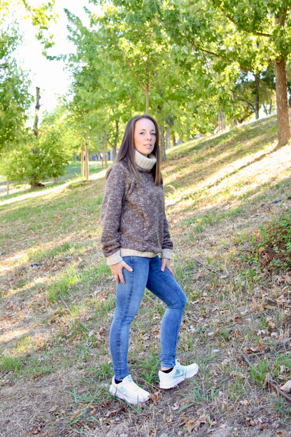 Jersey de lactancia cuello alto Leto