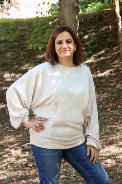 Jersey de lactancia canalé Aura
