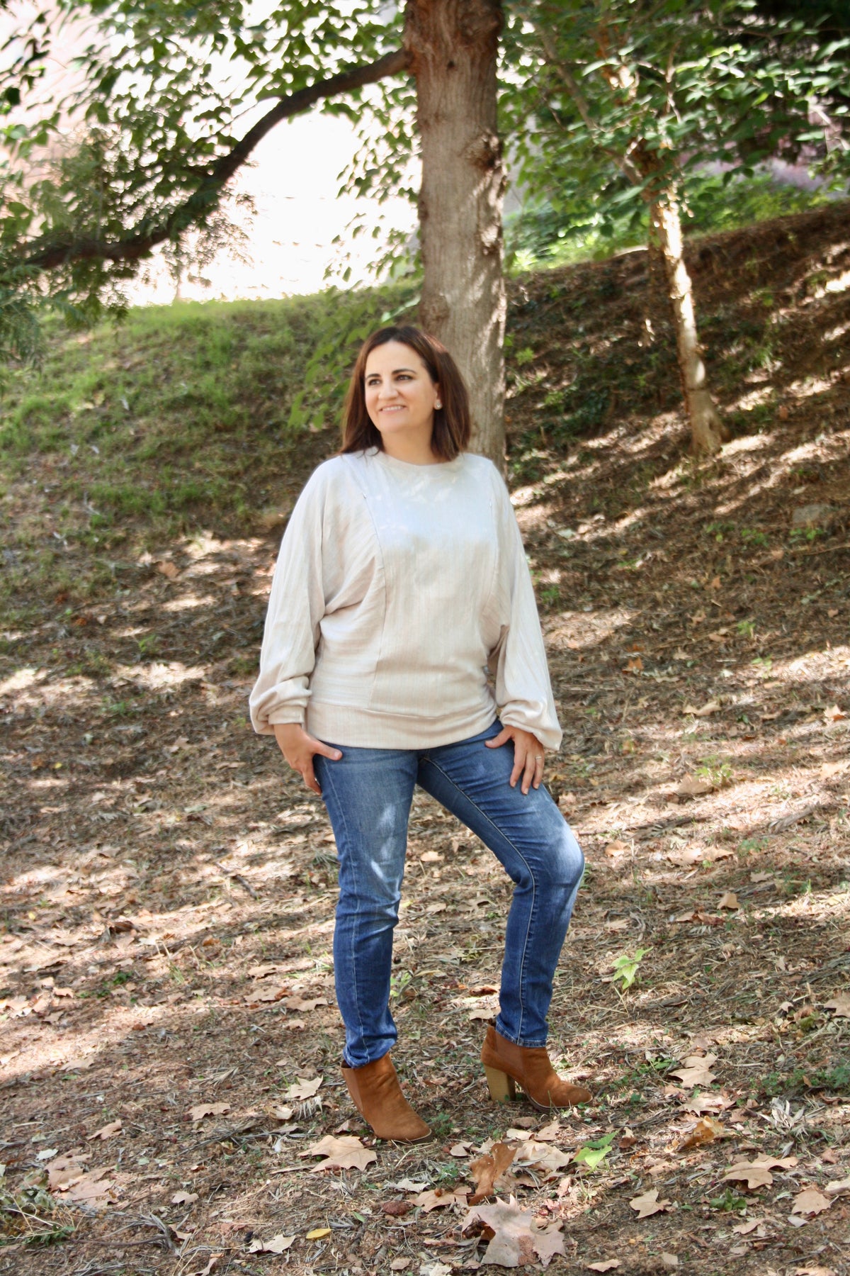 Jersey de lactancia canalé Aura