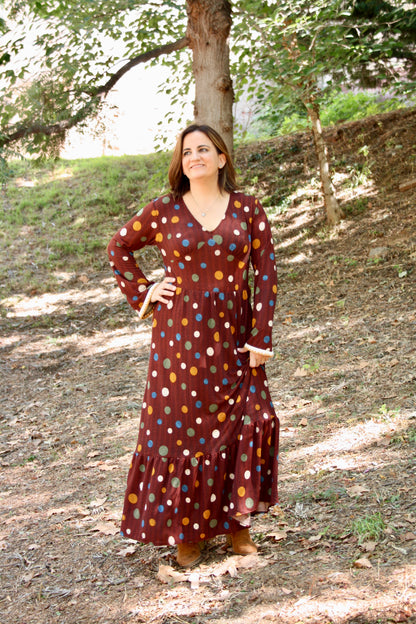 Vestido de lactancia Ceres largo