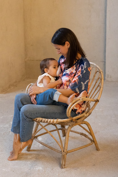 Blusa con nudo de lactancia Artemisa