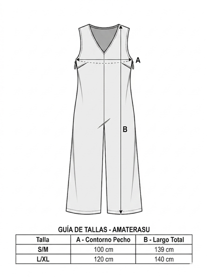 Mono de lactancia Amaterasu | Estilo, Espalda Elástica y Bolsillos Aptos para Porteo