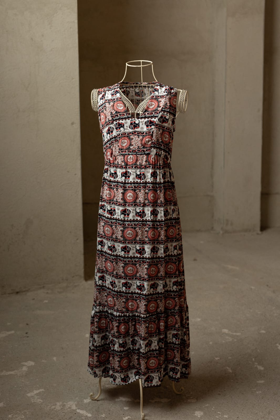 Vestido largo de lactancia Apsara