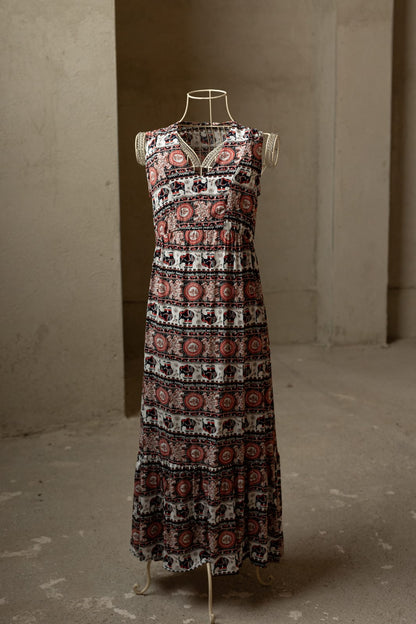 Vestido largo de lactancia Apsara