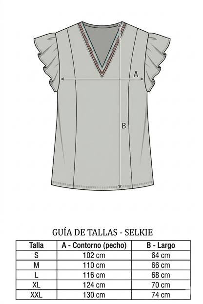 Camisa de lactancia Selkie | Suave y delicada
