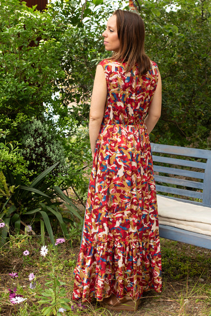 Vestido de lactancia largo Apsara | Ligero y elegante